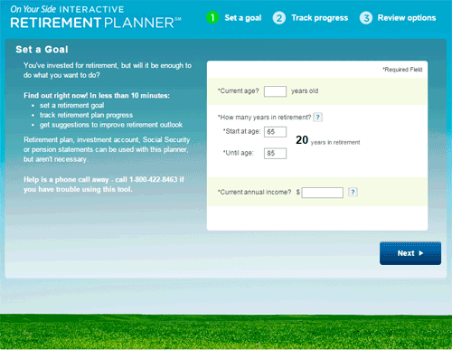 Retirement Calculator